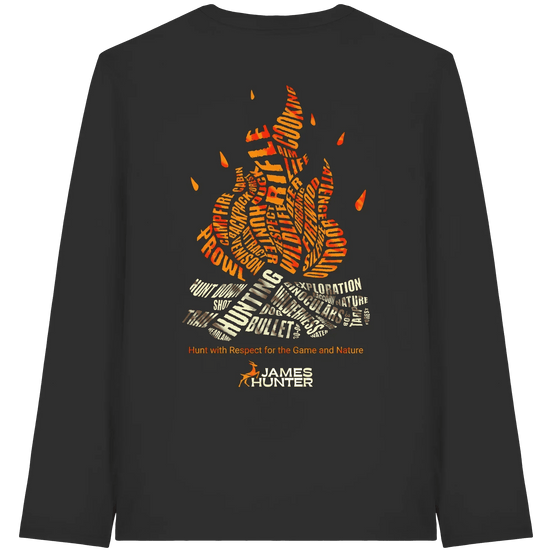 Fire & Words - Organic Longsleeve T-Shirt - James Hunter - Nature and Beyond
