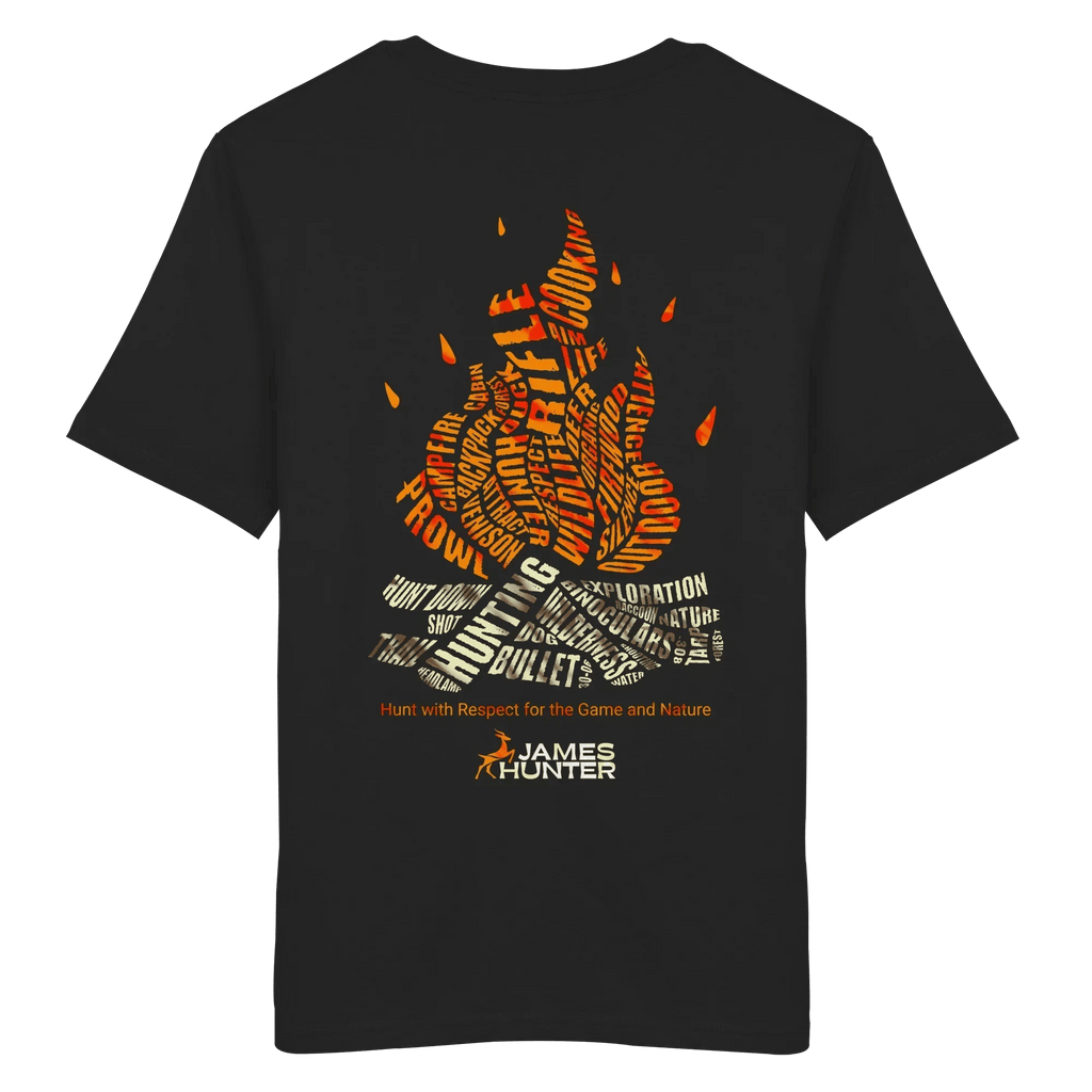 Fire & Words - Organic Shirt - James Hunter - Nature and Beyond