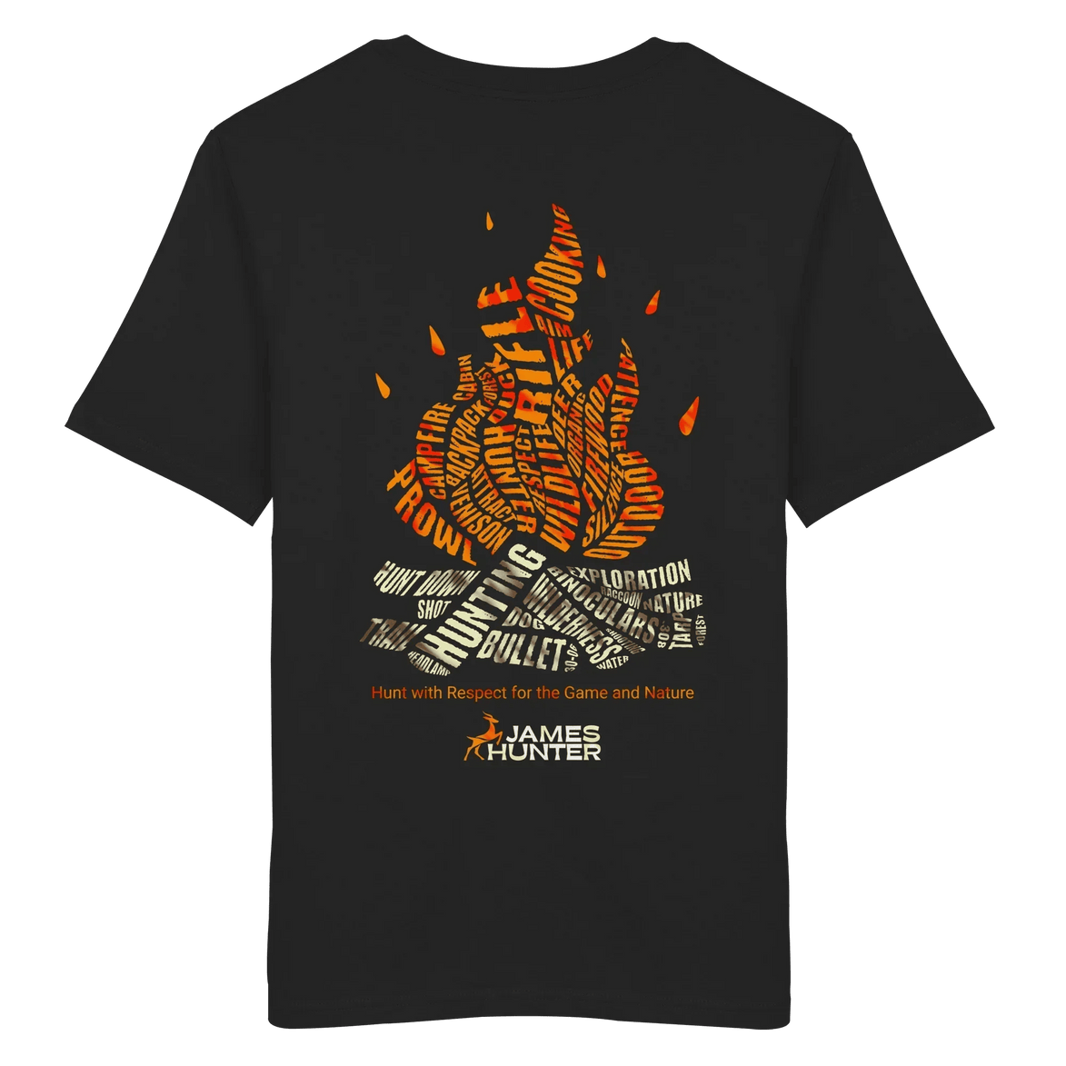 Fire & Words - Organic Shirt - James Hunter - Nature and Beyond