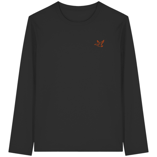 James Hunter - Nature and Beyond Unisex-Shirts Black / XS Flying Duck - Organic Longsleeve T-Shirt
