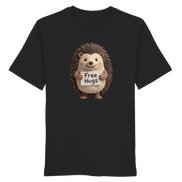 James Hunter - Nature and Beyond Unisex-Shirts Black / XS Free Hugs - Organic Shirt