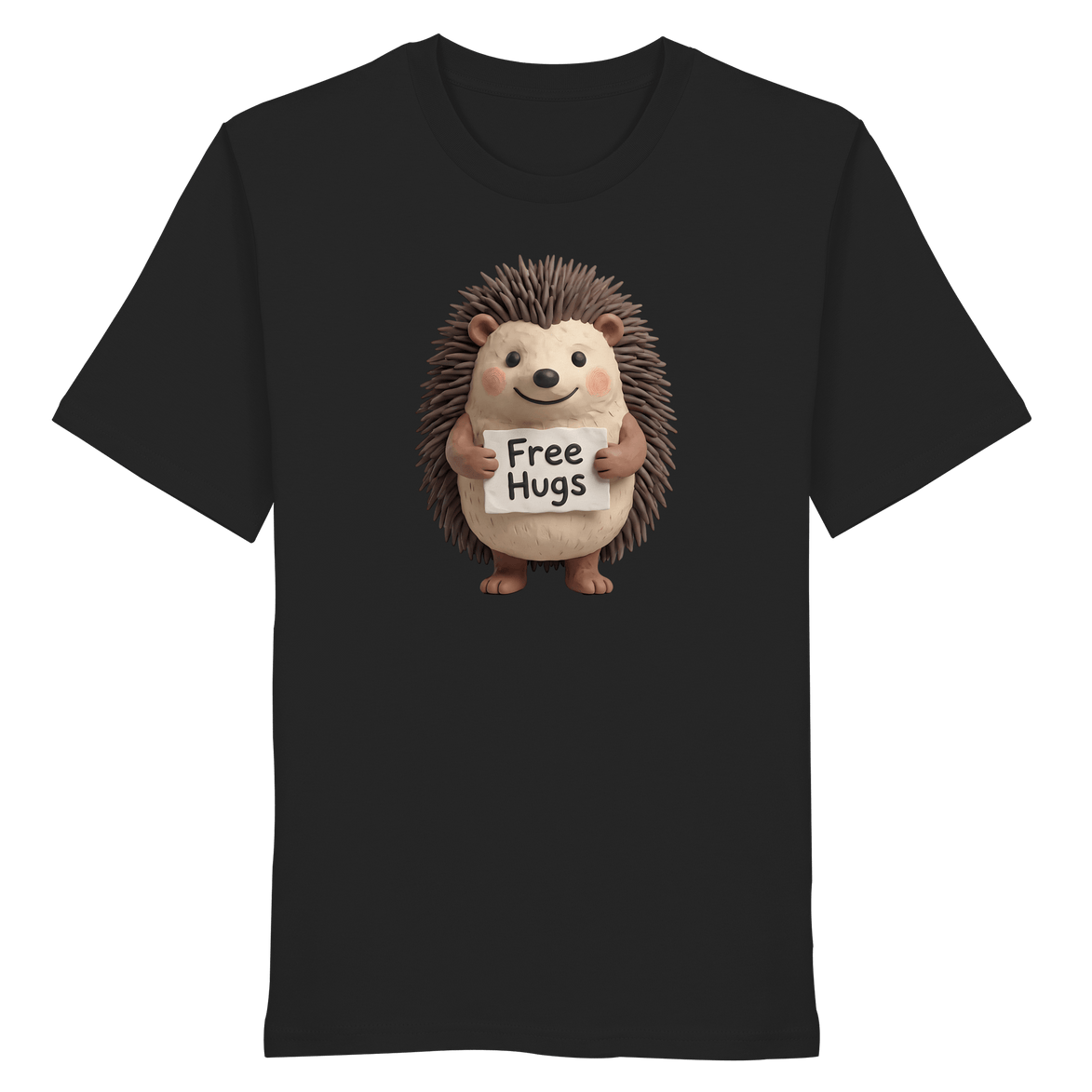 James Hunter - Nature and Beyond Unisex-Shirts Black / XS Free Hugs - Organic Shirt