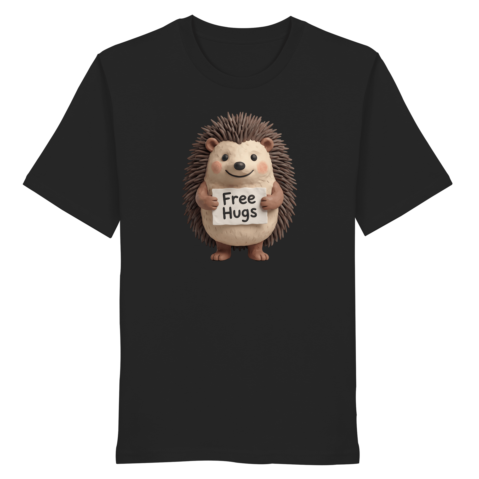 James Hunter - Nature and Beyond Unisex-Shirts Black / XS Free Hugs - Organic Shirt
