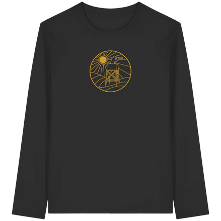 James Hunter - Nature and Beyond Unisex-Shirts Black / XS Golden Circle - Organic Longsleeve T-Shirt