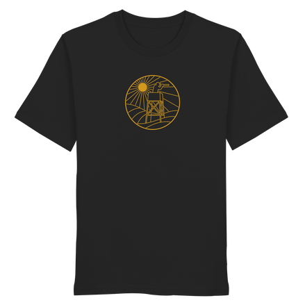 James Hunter - Nature and Beyond Unisex-Shirts Black / XS Golden Circle - Organic Shirt