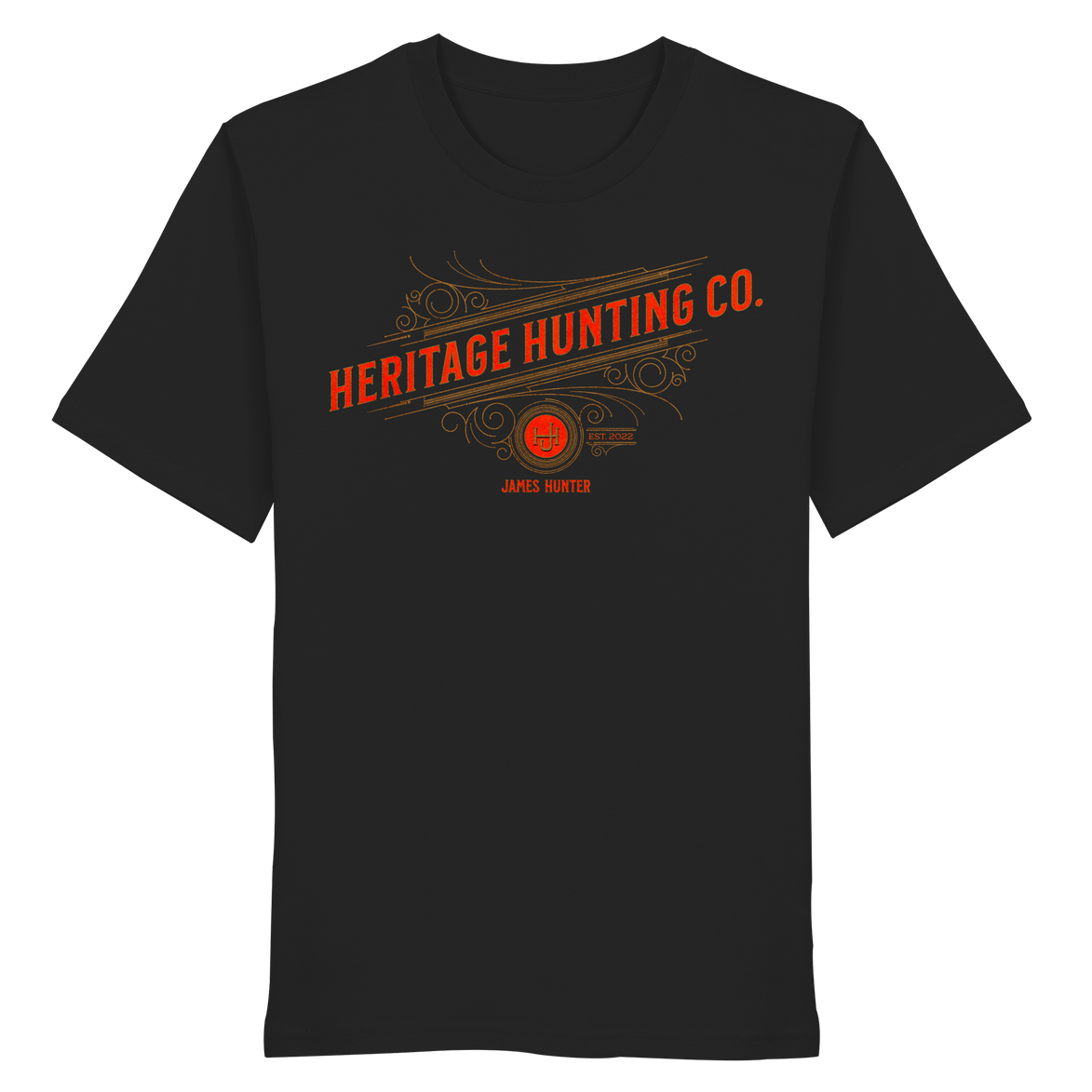 James Hunter - Nature and Beyond Unisex-Shirts Black / XS Heritage Hunting Co. - Organic Shirt