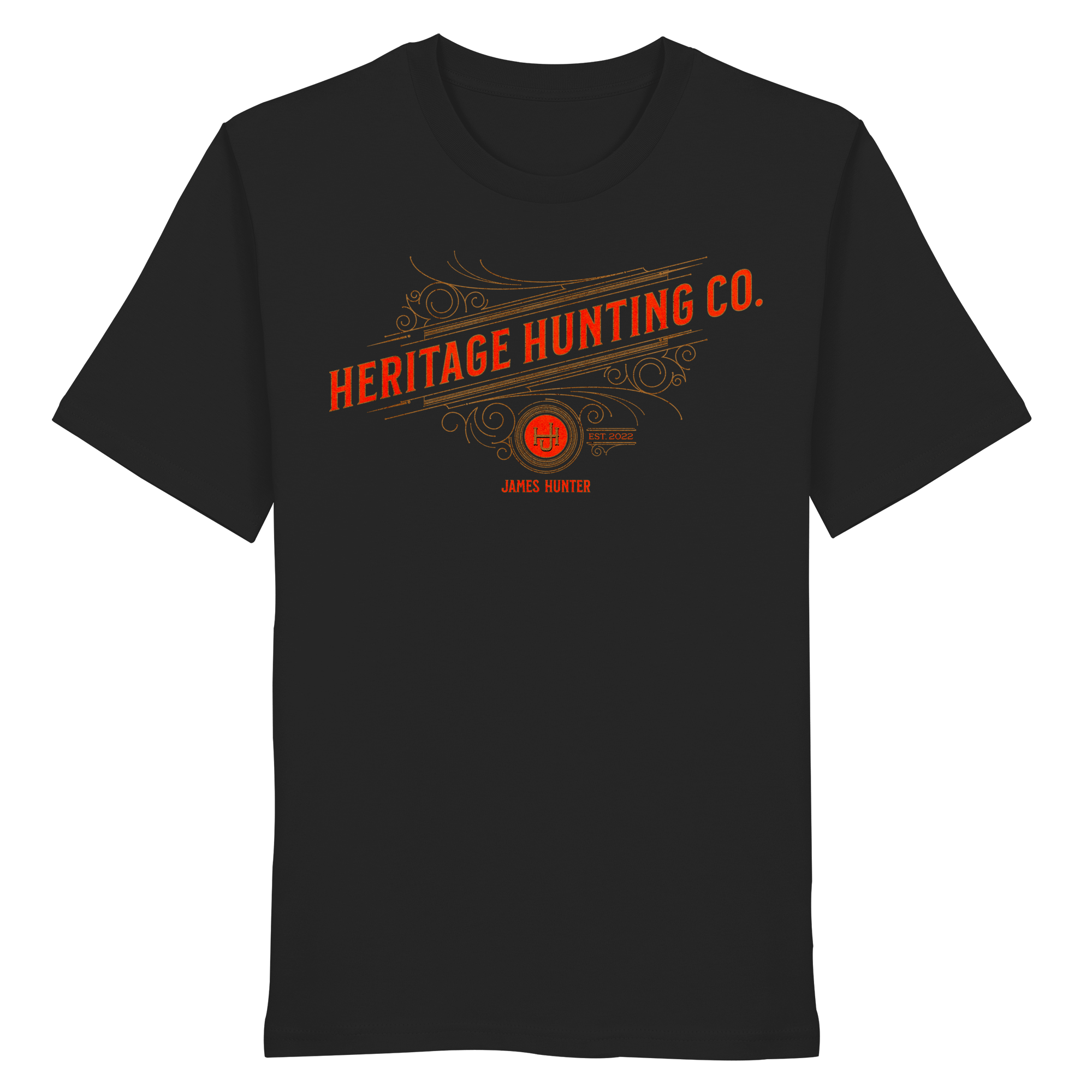 James Hunter - Nature and Beyond Unisex-Shirts Black / XS Heritage Hunting Co. - Organic Shirt