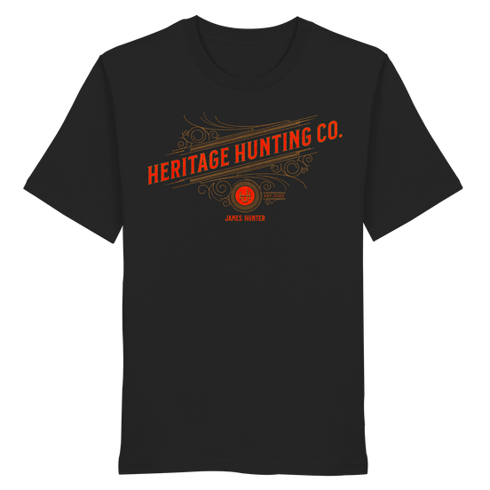 James Hunter - Nature and Beyond Unisex-Shirts Black / XS Heritage Hunting Co. - Organic Shirt