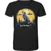 James Hunter - Nature and Beyond Unisex-Shirts Black / XS Howl You Doin' ? - Organic Shirt