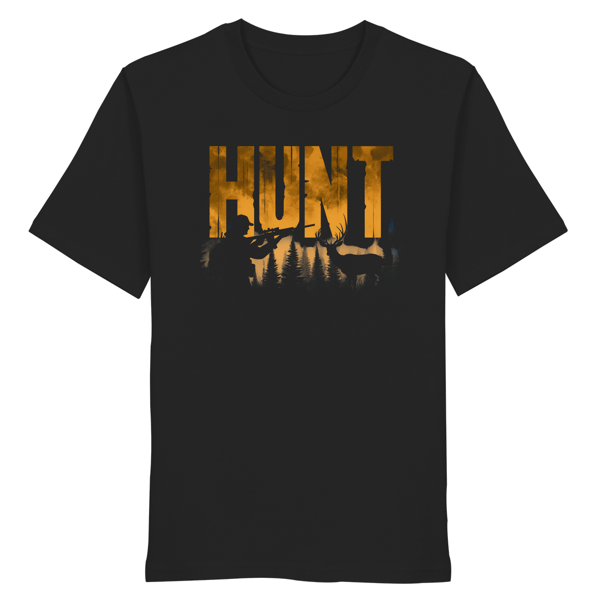 James Hunter - Nature and Beyond Unisex-Shirts Black / XS HUNT with James Hunter - Organic Shirt