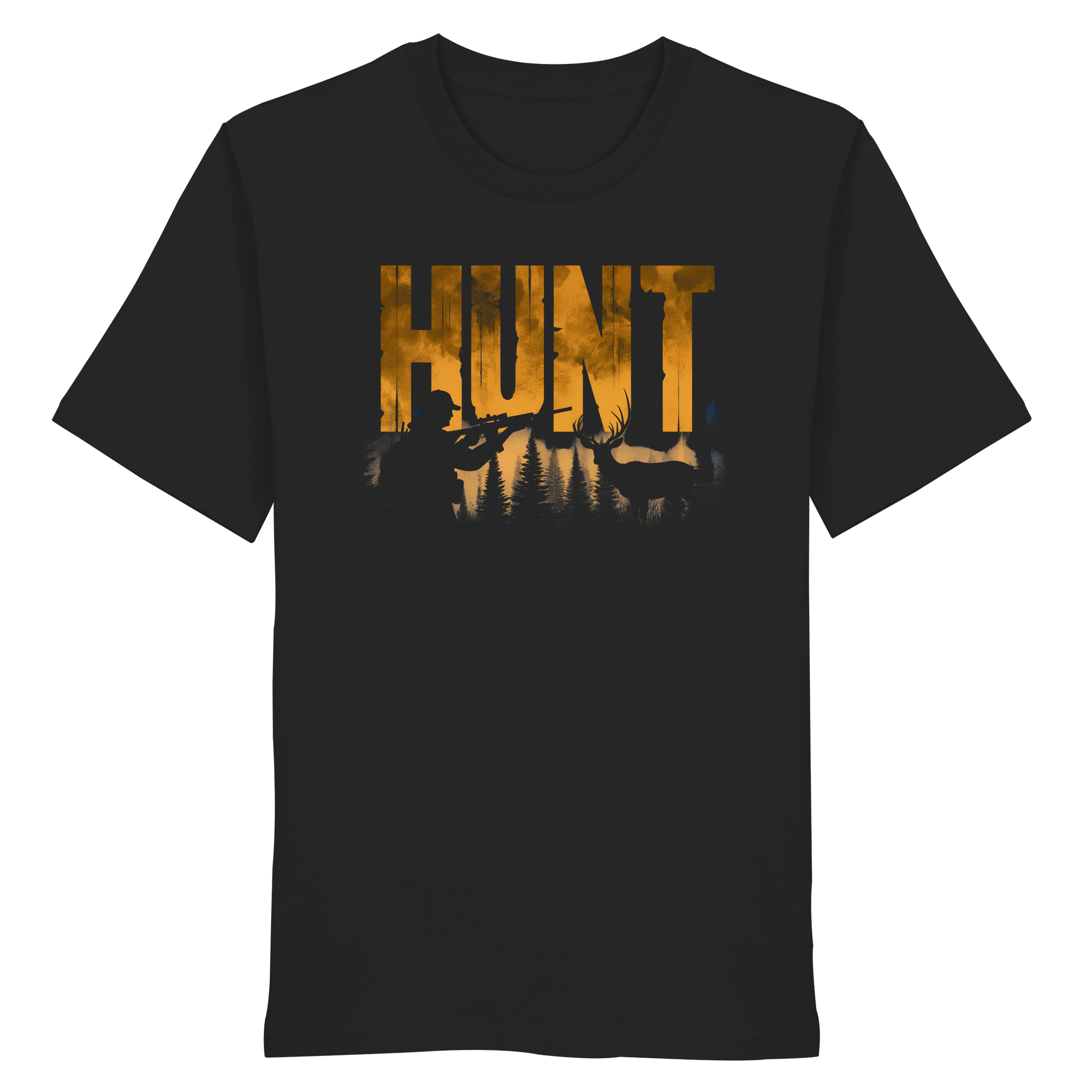 James Hunter - Nature and Beyond Unisex-Shirts Black / XS HUNT with James Hunter - Organic Shirt