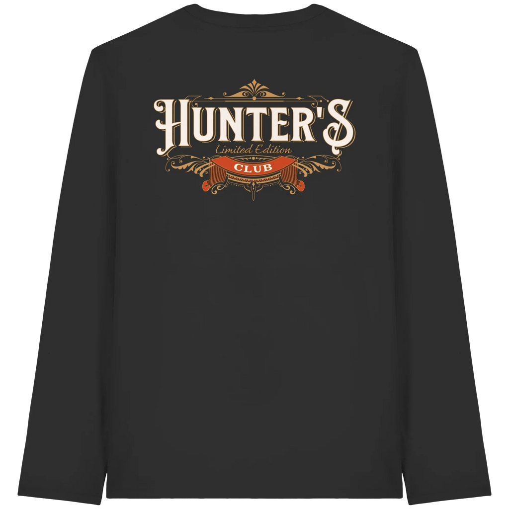 Hunter's Club - Organic Longsleeve T-Shirt - James Hunter - Nature and Beyond