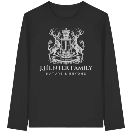 James Hunter - Nature and Beyond Unisex-Shirts Black / XS James Hunter Family - Black / White - Organic Longsleeve T-Shirt