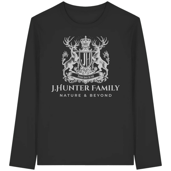 James Hunter - Nature and Beyond Unisex-Shirts Black / XS James Hunter Family - Black / White - Organic Longsleeve T-Shirt