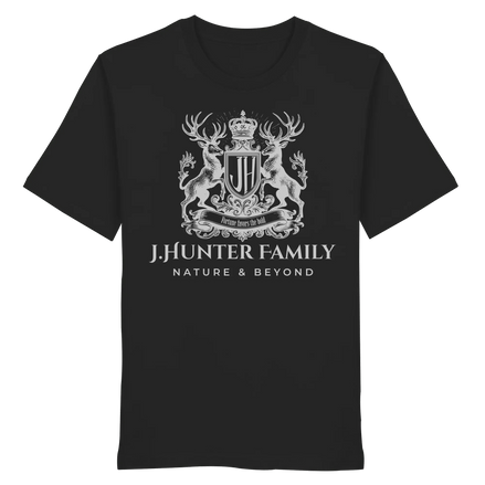 James Hunter - Nature and Beyond Unisex-Shirts Black / XS James Hunter Family - Black / White - Organic Shirt