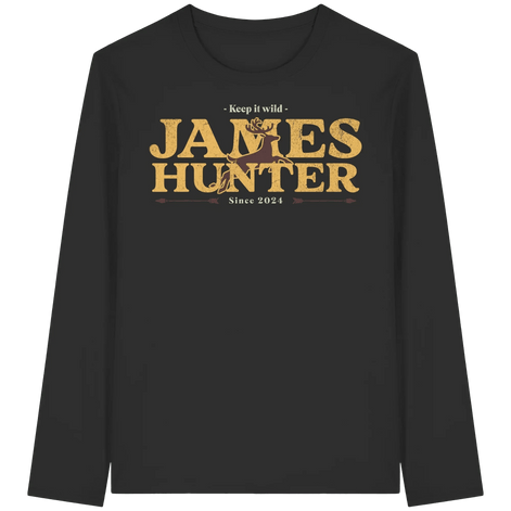 James Hunter - Nature and Beyond Unisex-Shirts Black / XS Keep It Wild  - Organic Longsleeve T-Shirt