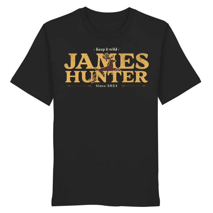 James Hunter - Nature and Beyond Unisex-Shirts Black / XS Keep It Wild  - Organic Shirt