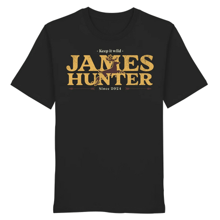 James Hunter - Nature and Beyond Unisex-Shirts Black / XS Keep It Wild  - Organic Shirt