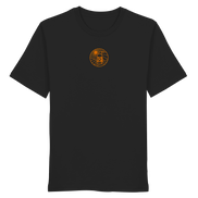 James Hunter - Nature and Beyond Unisex-Shirts Black / XS Man on Platform (embroidery)  - Organic Shirt