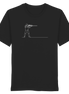 James Hunter - Nature and Beyond Unisex-Shirts Black / XS Minimalist Hunter with Rifle - Organic Shirt