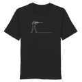 James Hunter - Nature and Beyond Unisex-Shirts Black / XS Minimalist Hunter with Rifle - Organic Shirt