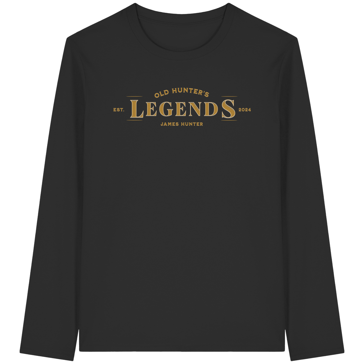 James Hunter - Nature and Beyond Unisex-Shirts Black / XS Old Hunter's Legends - Organic Longsleeve T-Shirt