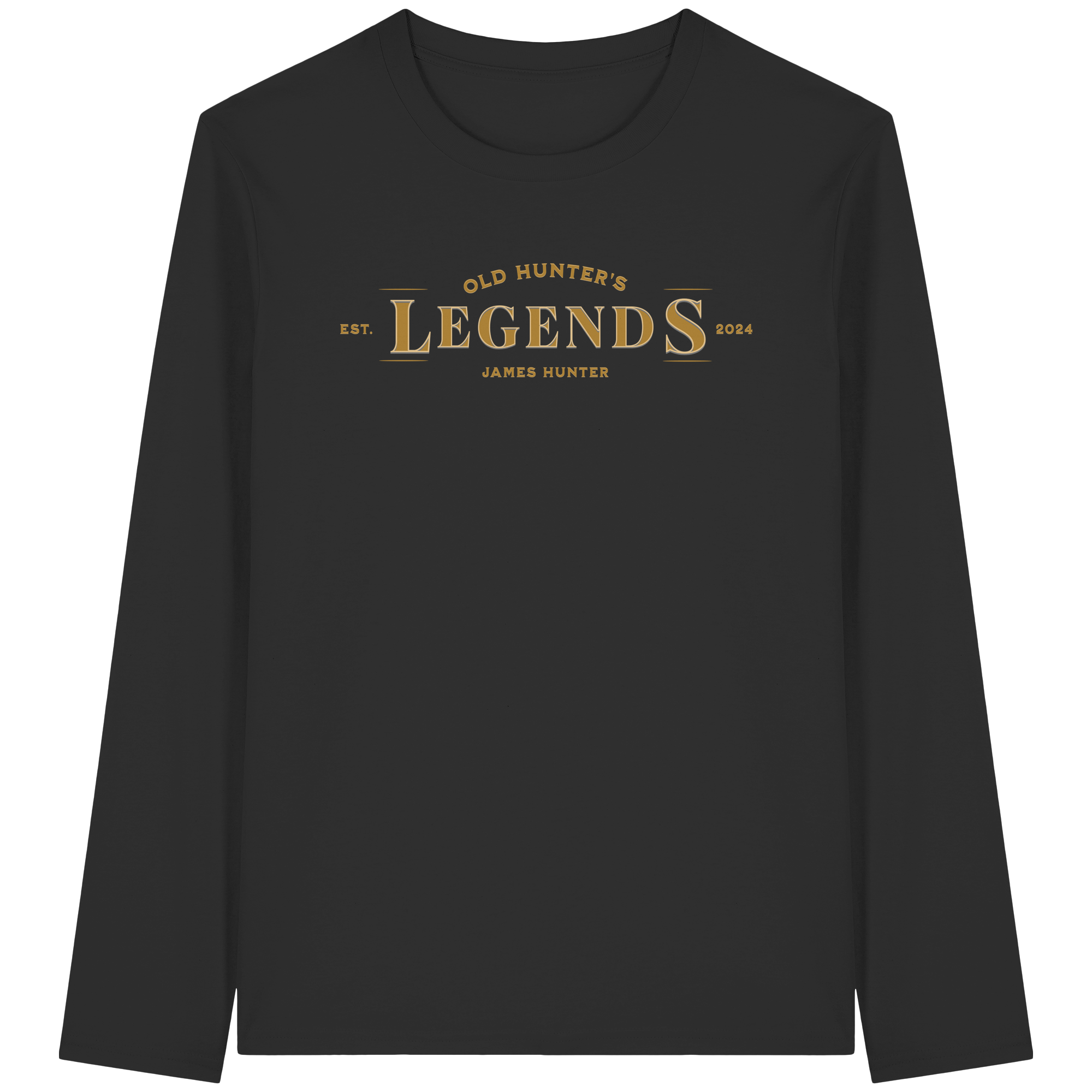James Hunter - Nature and Beyond Unisex-Shirts Black / XS Old Hunter's Legends - Organic Longsleeve T-Shirt