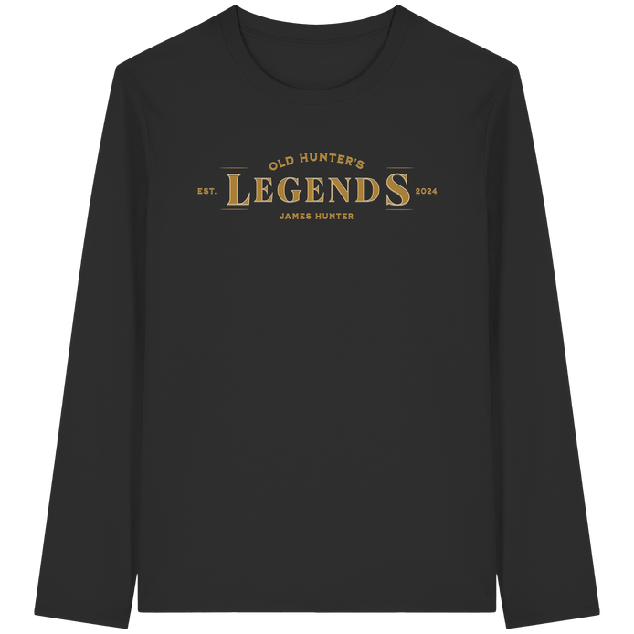 James Hunter - Nature and Beyond Unisex-Shirts Black / XS Old Hunter's Legends - Organic Longsleeve T-Shirt