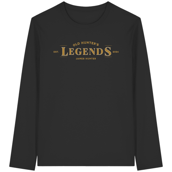 James Hunter - Nature and Beyond Unisex-Shirts Black / XS Old Hunter's Legends - Organic Longsleeve T-Shirt