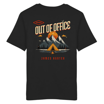 James Hunter - Nature and Beyond Unisex-Shirts Black / XS Out of Office - Organic Shirt