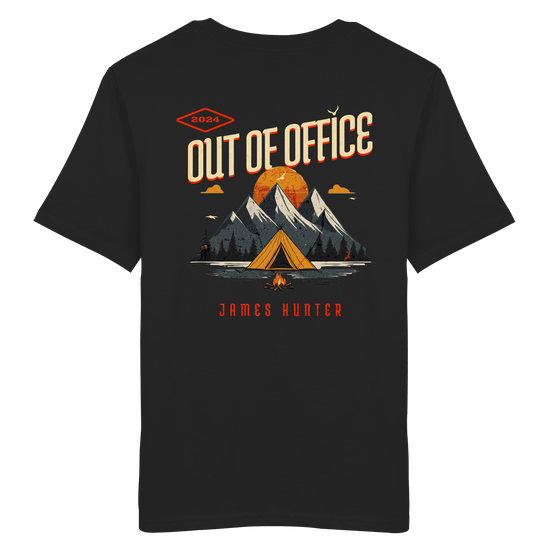 James Hunter - Nature and Beyond Unisex-Shirts Black / XS Out of Office - Organic Shirt