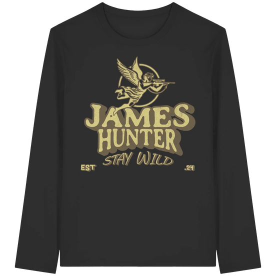 James Hunter - Nature and Beyond Unisex-Shirts Black / XS Stay Wild – James Hunter Angel Edition - Organic Longsleeve T-Shirt