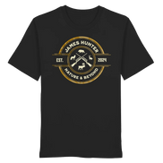 James Hunter - Nature and Beyond Unisex-Shirts Black / XS The Hunter’s Emblem – James Hunter Original - Organic Shirt