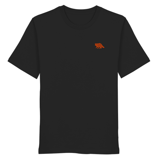 James Hunter - Nature and Beyond Unisex-Shirts Black / XS The Raccoon (orange) - Organic Shirt