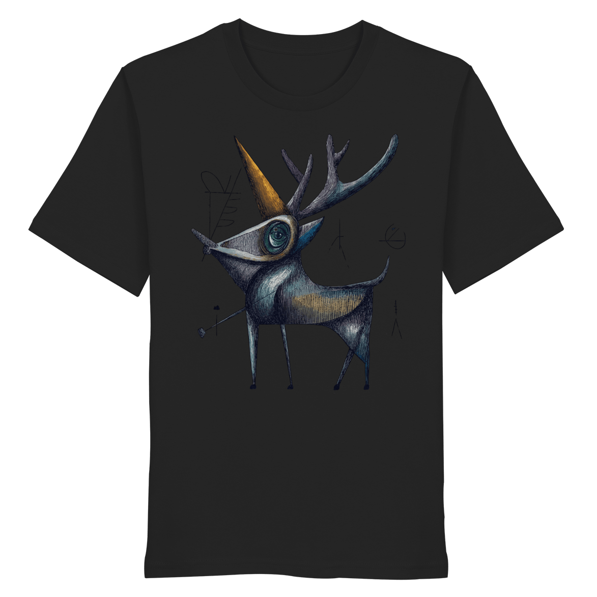 James Hunter - Nature and Beyond Unisex-Shirts Black / XS The Watcher — Art Collection Organic T-Shirt No. 8