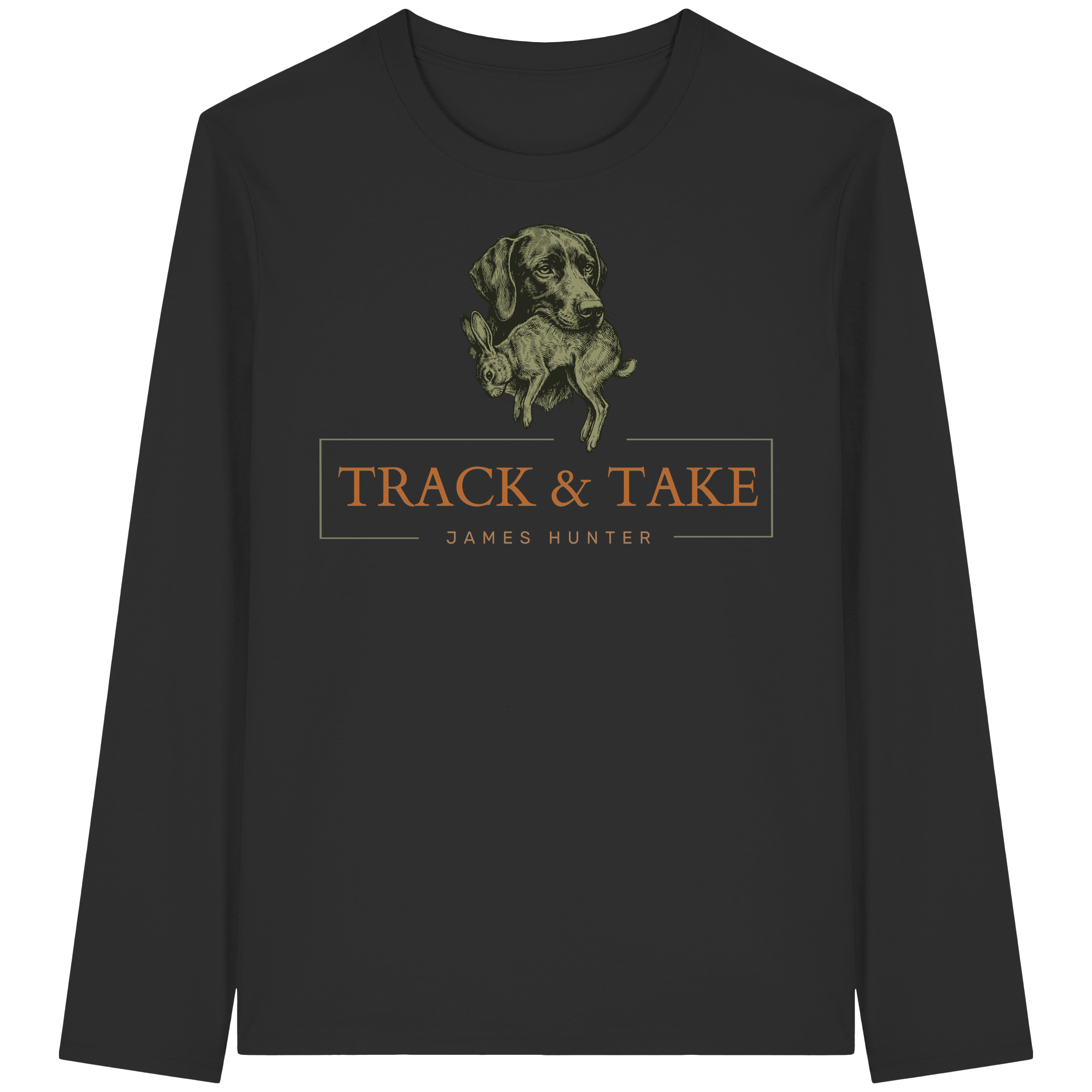 James Hunter - Nature and Beyond Unisex-Shirts Black / XS Track & Take - Organic Longsleeve T-Shirt