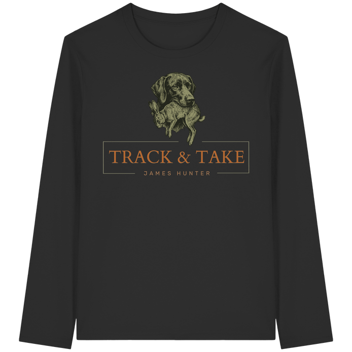 James Hunter - Nature and Beyond Unisex-Shirts Black / XS Track & Take - Organic Longsleeve T-Shirt