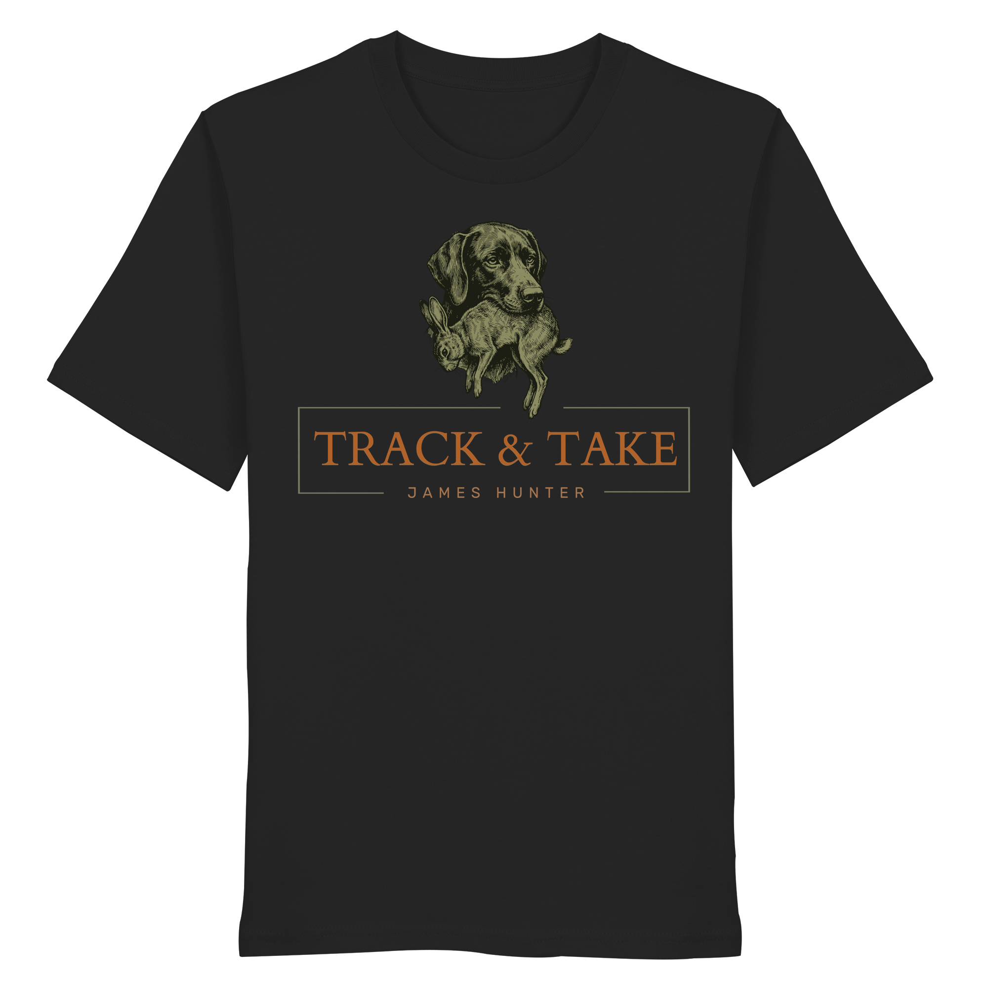 James Hunter - Nature and Beyond Unisex-Shirts Black / XS Track & Take - Organic Shirt
