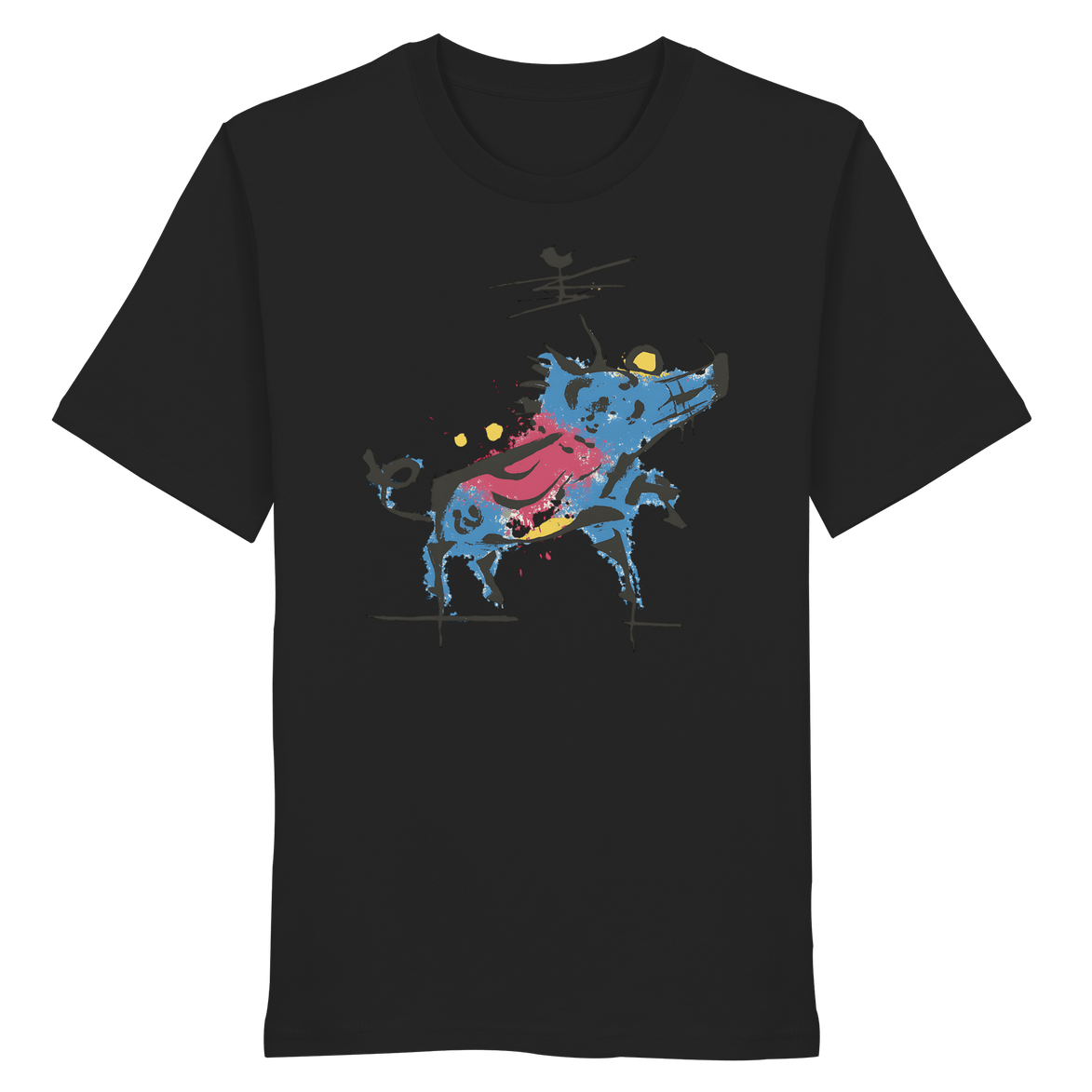 James Hunter - Nature and Beyond Unisex-Shirts Black / XS Wild Charge — Art Collection Organic T-Shirt No. 5 - Organic Shirt