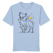 James Hunter - Nature and Beyond Unisex-Shirts Blue Soul / XS Geometry of the Wild  — Art Collection No.3 - Organic Shirt