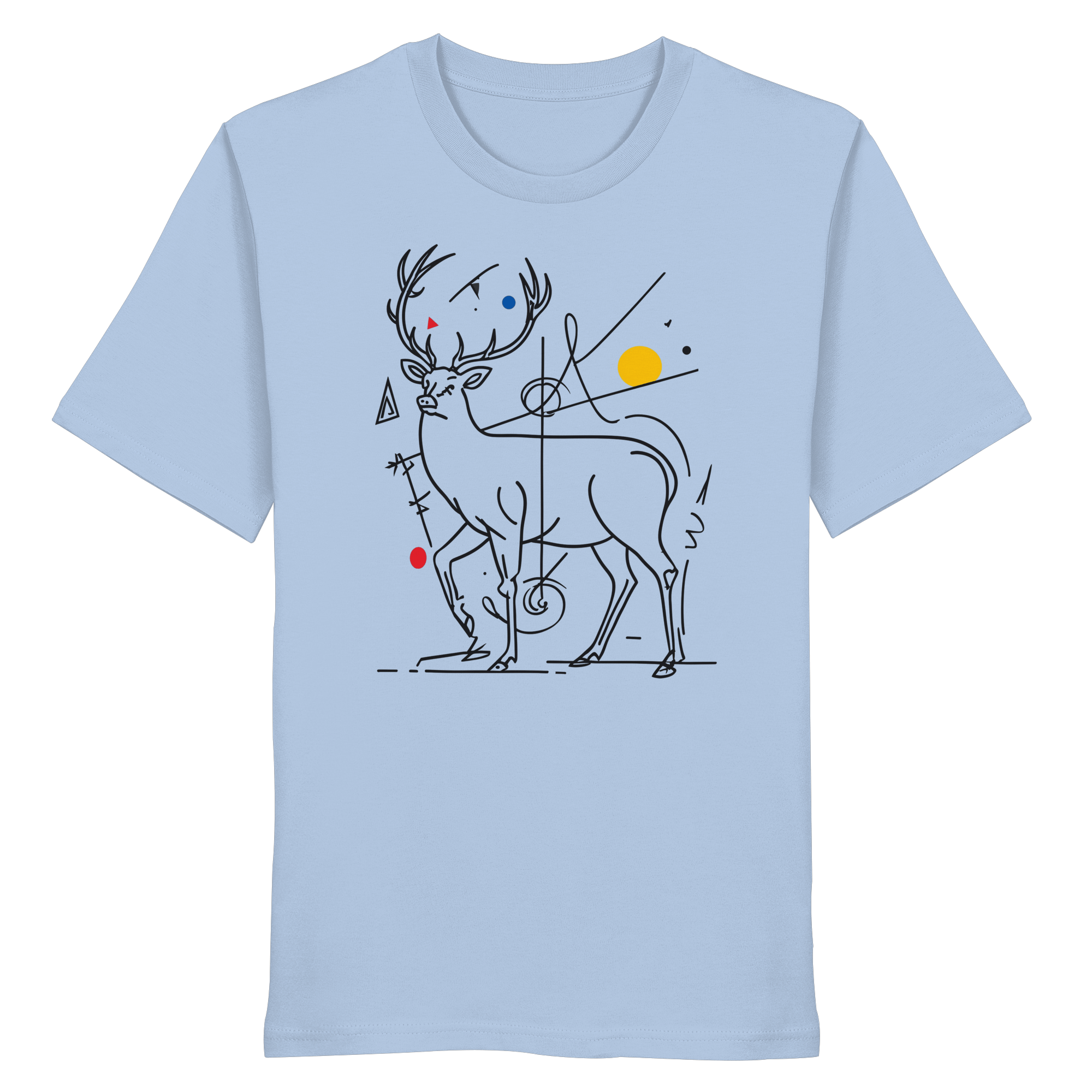 James Hunter - Nature and Beyond Unisex-Shirts Blue Soul / XS Geometry of the Wild  — Art Collection No.3 - Organic Shirt