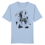 James Hunter - Nature and Beyond Unisex-Shirts Blue Soul / XS Shadow Stag — Art Collection Organic T-Shirt No. 6 - Organic Shirt