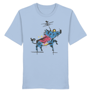 James Hunter - Nature and Beyond Unisex-Shirts Blue Soul / XS Wild Charge — Art Collection Organic T-Shirt No. 5 - Organic Shirt