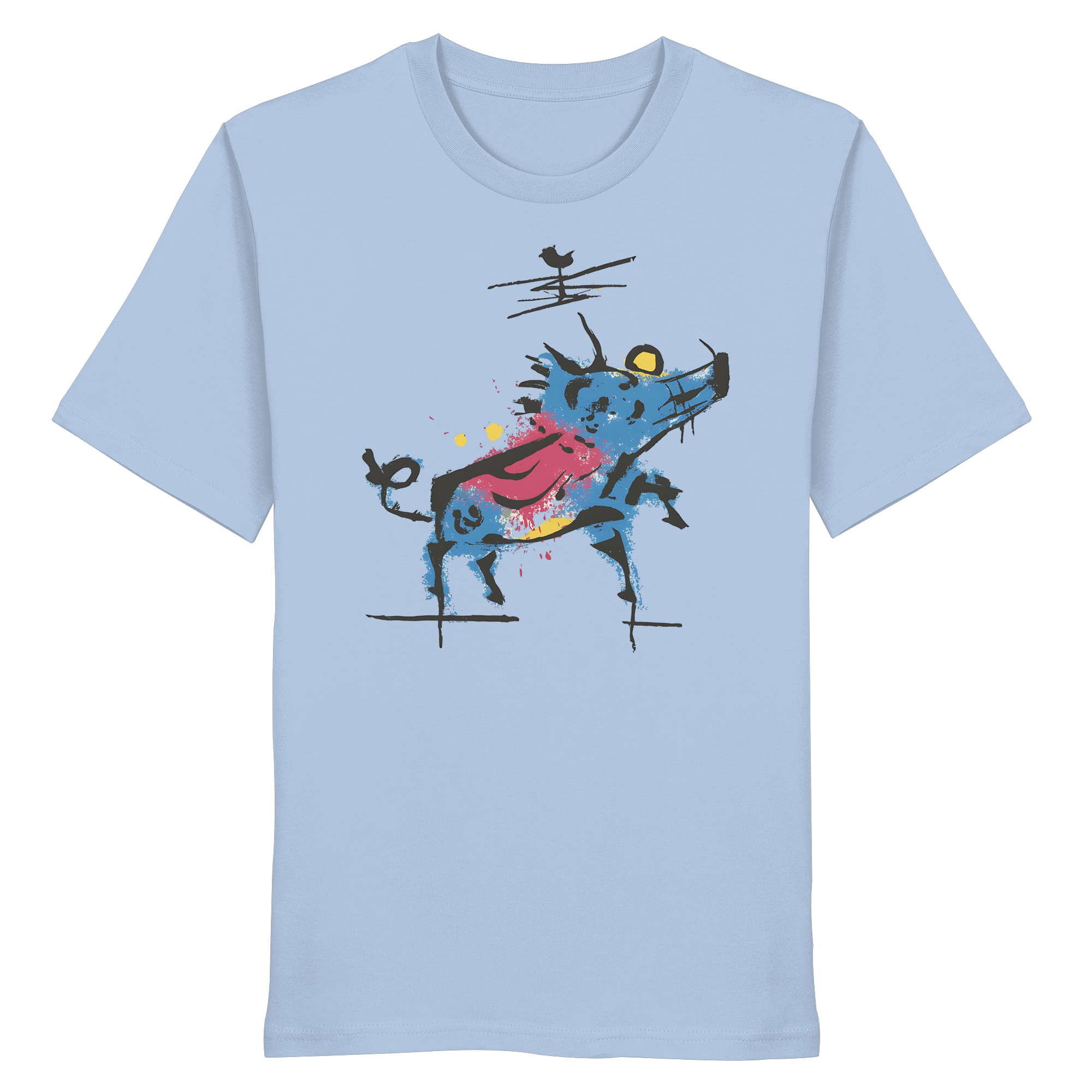 James Hunter - Nature and Beyond Unisex-Shirts Blue Soul / XS Wild Charge — Art Collection Organic T-Shirt No. 5 - Organic Shirt