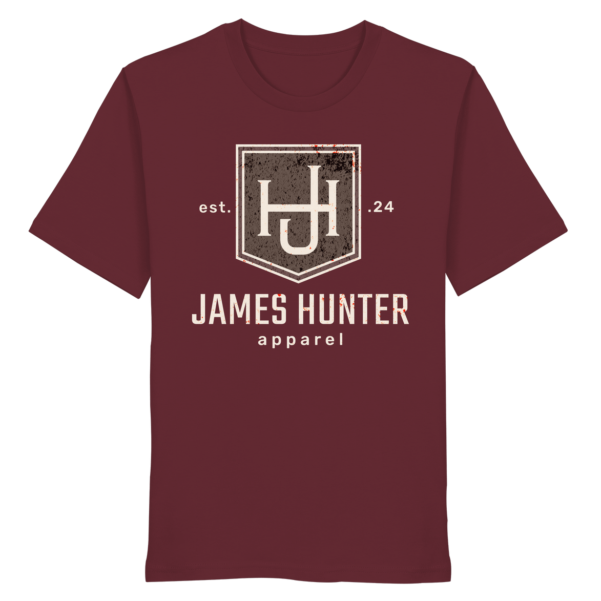 James Hunter - Nature and Beyond Unisex-Shirts Burgundy / XS JH apparel - Organic Shirt