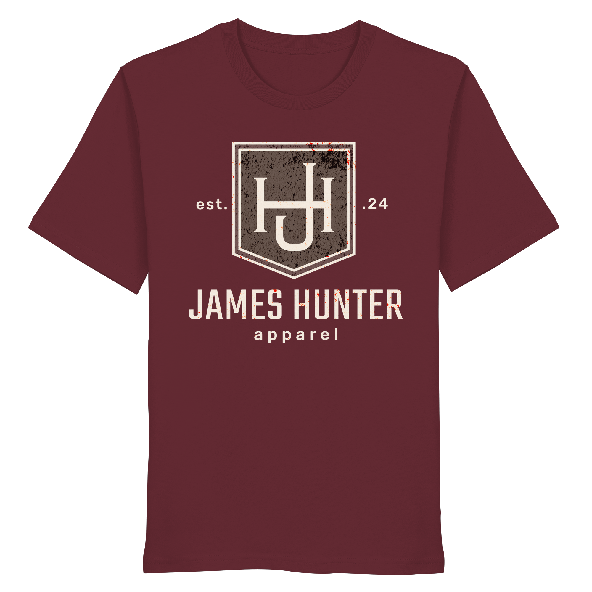 James Hunter - Nature and Beyond Unisex-Shirts Burgundy / XS JH apparel - Organic Shirt