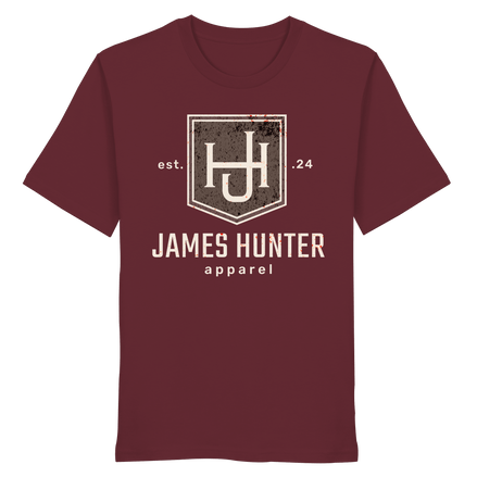 James Hunter - Nature and Beyond Unisex-Shirts Burgundy / XS JH apparel - Organic Shirt