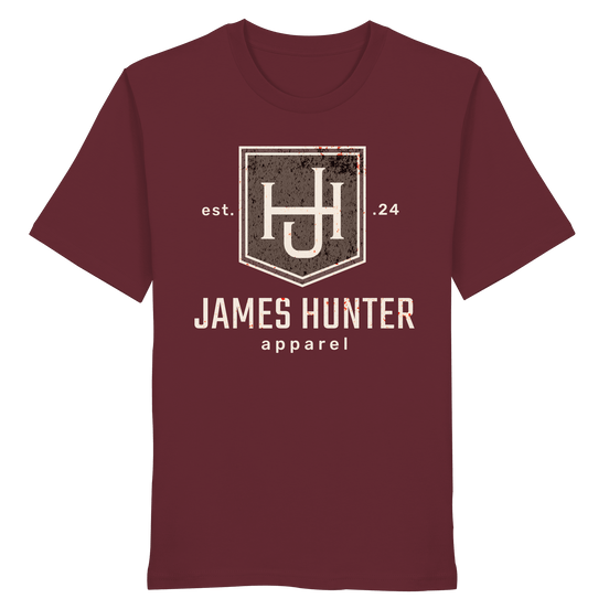 James Hunter - Nature and Beyond Unisex-Shirts Burgundy / XS JH apparel - Organic Shirt