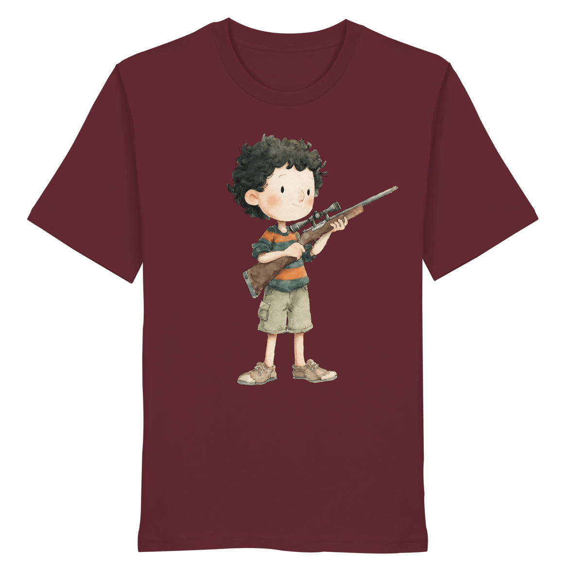 James Hunter - Nature and Beyond Unisex-Shirts Burgundy / XS Keep It Wild - Hunter Child 1.0 - Organic Shirt