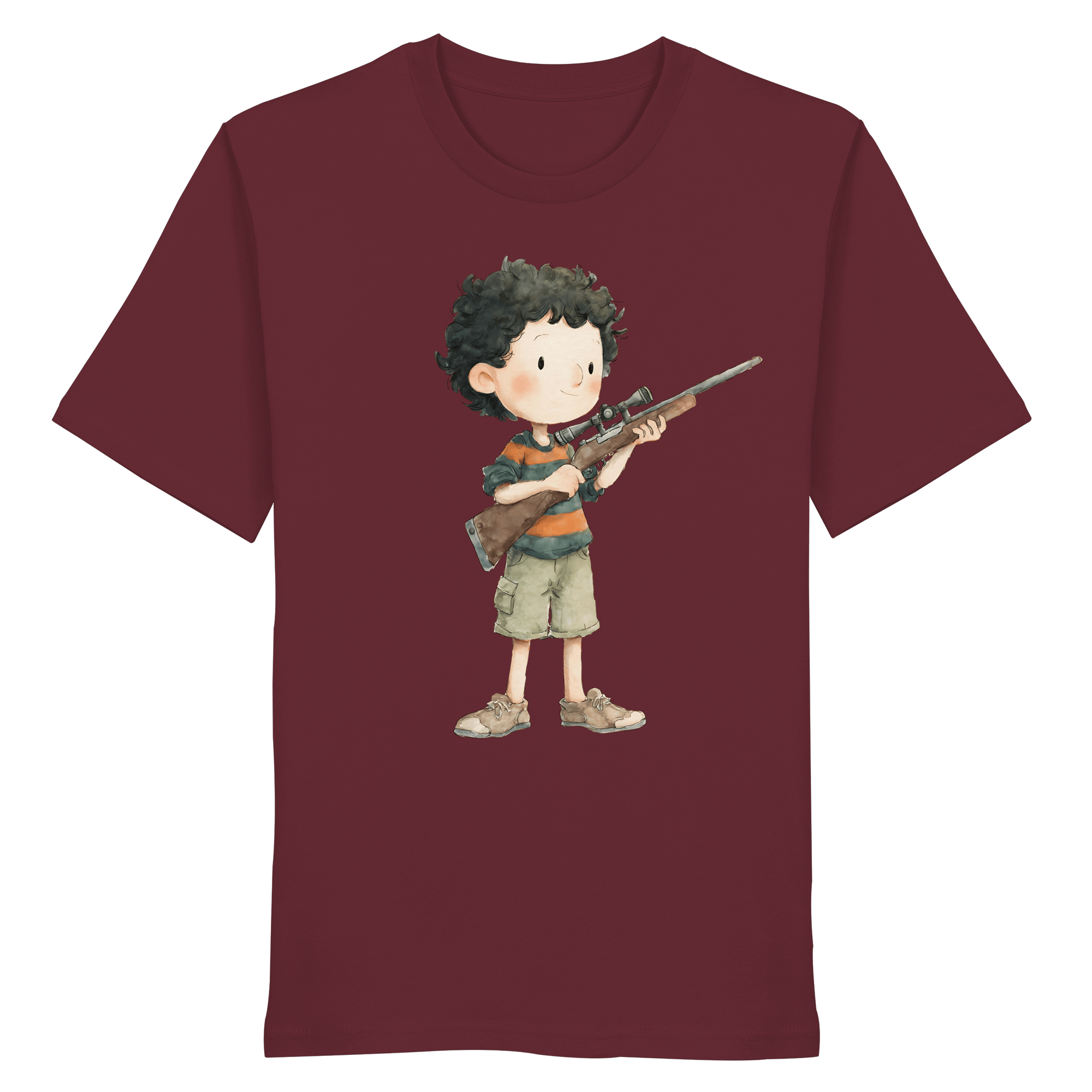 James Hunter - Nature and Beyond Unisex-Shirts Burgundy / XS Keep It Wild - Hunter Child 1.0 - Organic Shirt